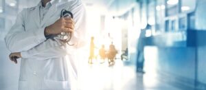 Lonely doctor in hospital - physician loneliness