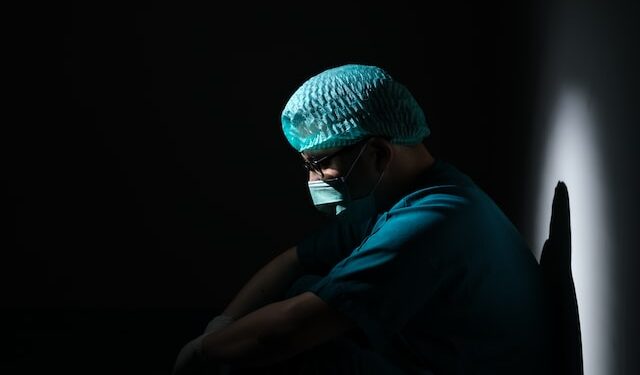 Stressed doctor I'm fine