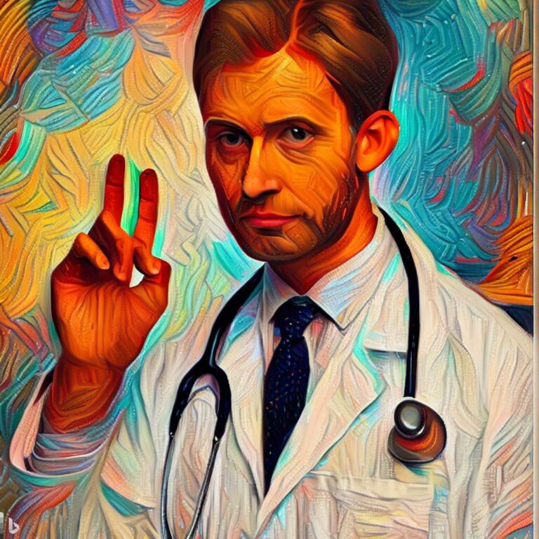 Physicians Anonymous AI image van gogh